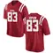 Red Jarnorris Hopson Men's Ole Miss Rebels Football College Jersey - Game