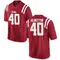 Red Jason Albritton Men's Ole Miss Rebels Football College Jersey - Game