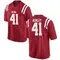 Red John Ross Ashley Men's Ole Miss Rebels Football College Jersey - Game