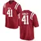 Red John Ross Ashley Men's Ole Miss Rebels Football College Jersey - Replica