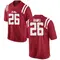 Red Katrevrick Banks Men's Ole Miss Rebels Football College Jersey - Game