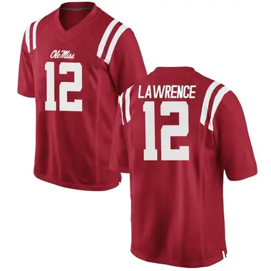 Red Key Lawrence Men's Ole Miss Rebels Football College Jersey - Replica