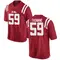 Red Mana Taimani Men's Ole Miss Rebels Football College Jersey - Game