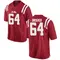 Red Nick Broeker Men's Ole Miss Rebels Football College Jersey - Game