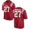 Red Pat Broomfield Men's Ole Miss Rebels Football College Jersey - Game