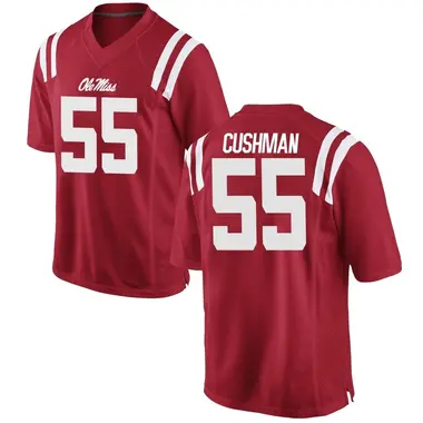 Red Preston Cushman Youth Ole Miss Rebels Football College Jersey - Replica