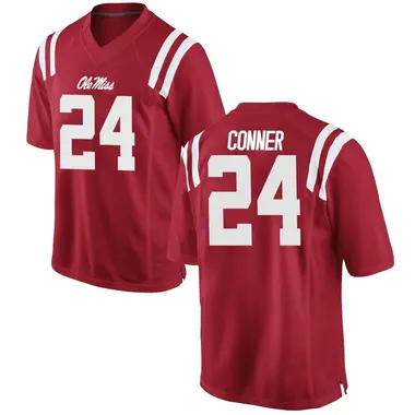 Red Snoop Conner Men's Ole Miss Rebels Football College Jersey - Game