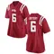 Red TJ Dottery Women's Ole Miss Rebels Football College Jersey - Game