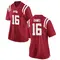 Red Yam Banks Women's Ole Miss Rebels Football College Jersey - Game