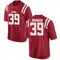 Red Zach Johansen Men's Ole Miss Rebels Football College Jersey - Game